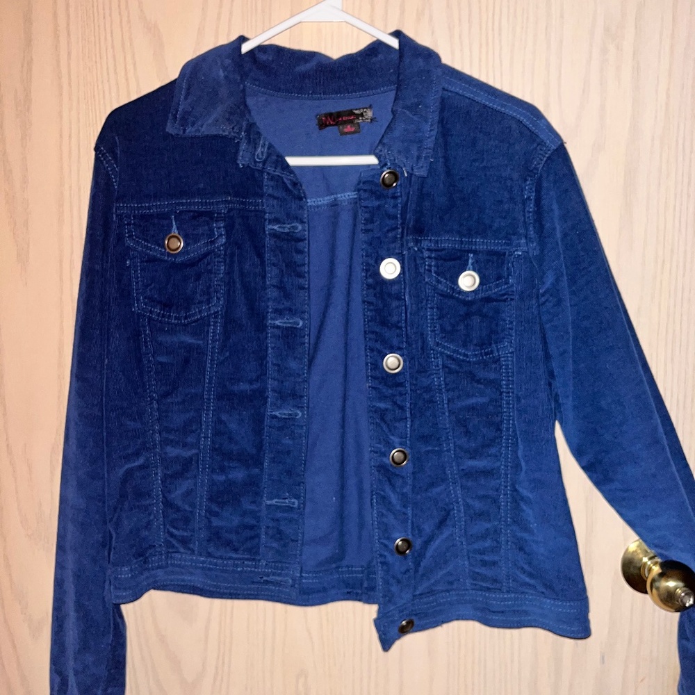 Corduroy  blue jacket